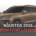 KGM SsangYong fiyat listesi 2026