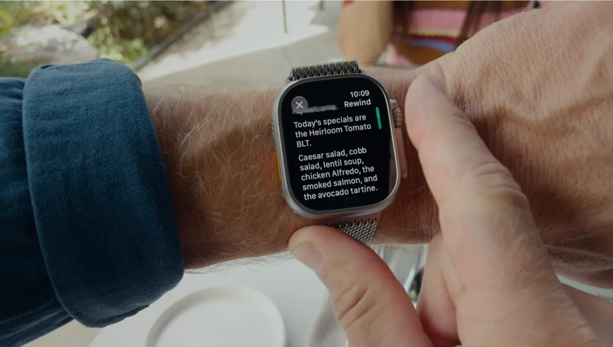 Apple Watch yapay zeka özellikleri