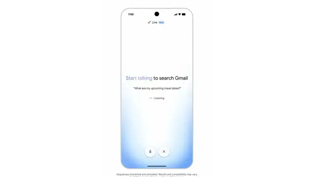 Google Gemini Live özellikleri